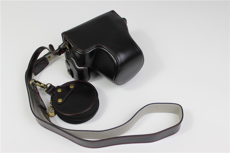 Luxury Bags Videos - Canon eos M6 mark ii m6ii,ショルダーストラップ付きカメラプロテクター用の豪華なPUレザーケース