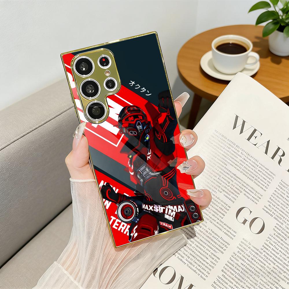 Luxury Bags Videos - ビデオゲーム A-Apex Legends スマホケース 高級電気メッキメタルフレームケース Samsung