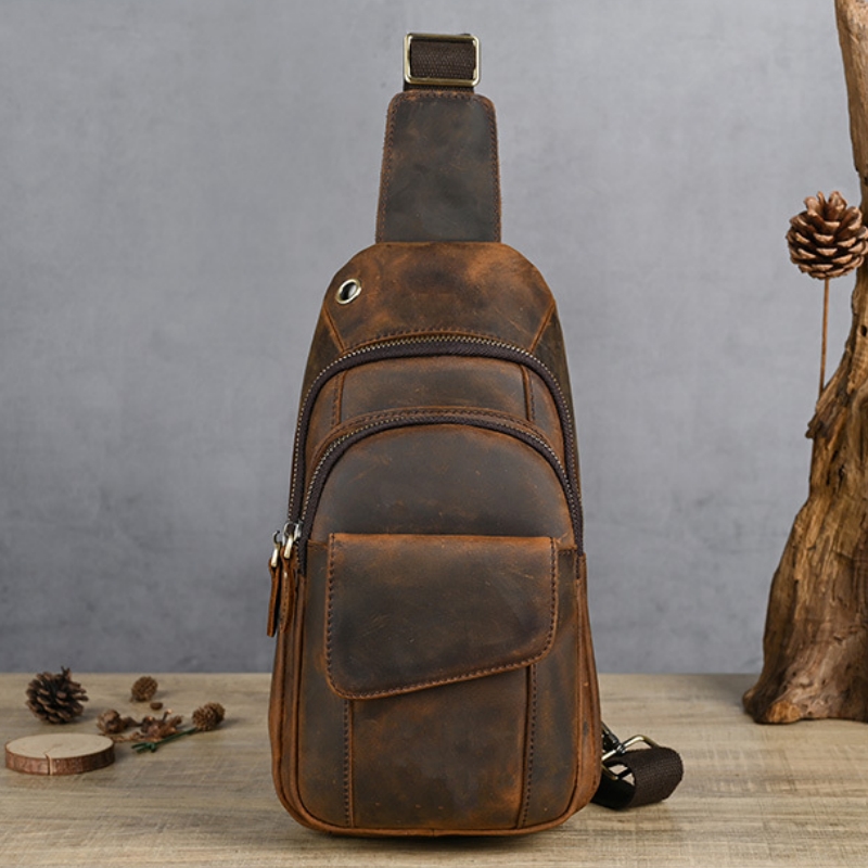 Luxury Bags Vintage - デザイナー高級多機能男性チェストバッグ大容量アウトドア男性スリングショルダークロスバッグ旅行バックパック Mochila 学生