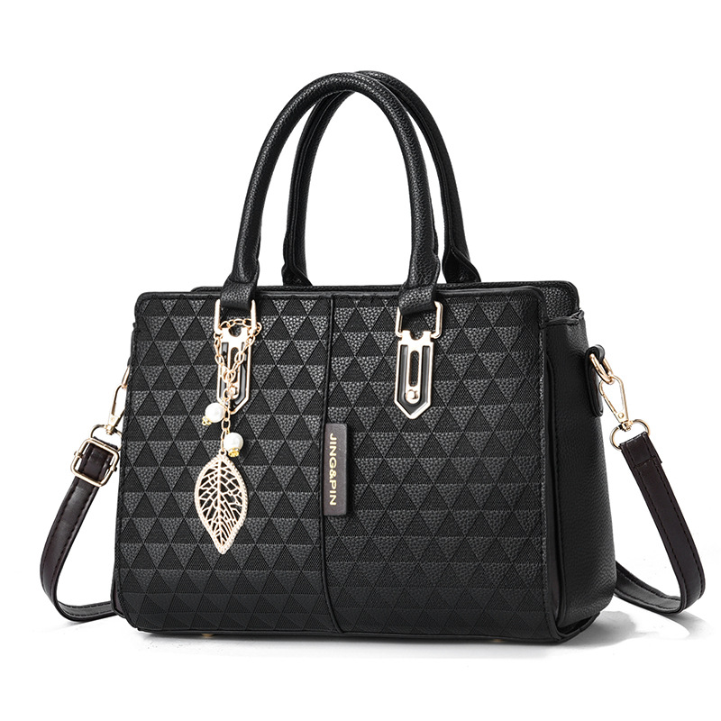 グリッド柄高級クロスボディバッグ ハードレザー高級ハンドバッ - Luxury Bags Direct のレビューと価格