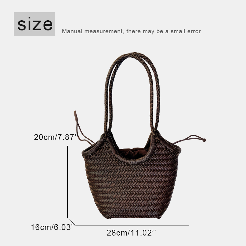 手織りレザートートバッグ女性用高級デザイナーハンドバッグと財 - Luxury Bags Vintage のレビューと価格