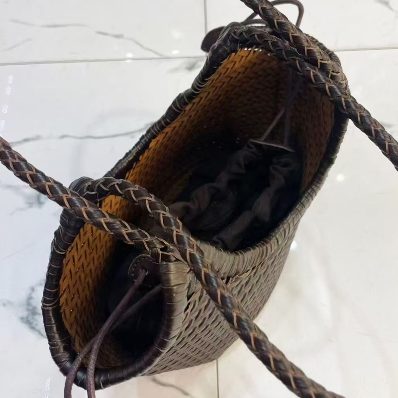 手織りレザートートバッグ女性用高級デザイナーハンドバッグと財 - Luxury Bags Vintage のレビューと価格