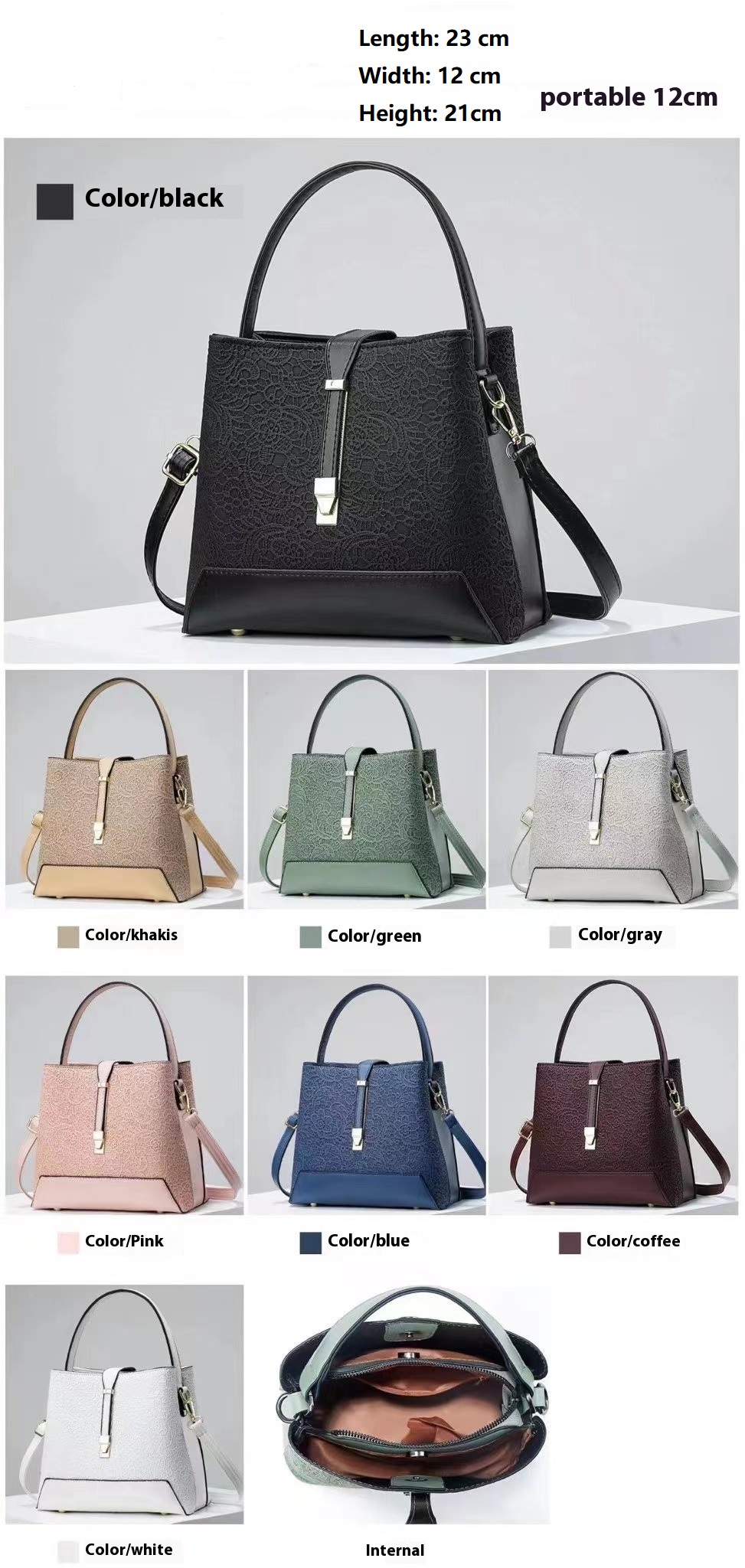 新しい高級トートバッグレザー上品なハンドバッグプロフェッショ - Luxury Bag Collection のレビューと価格