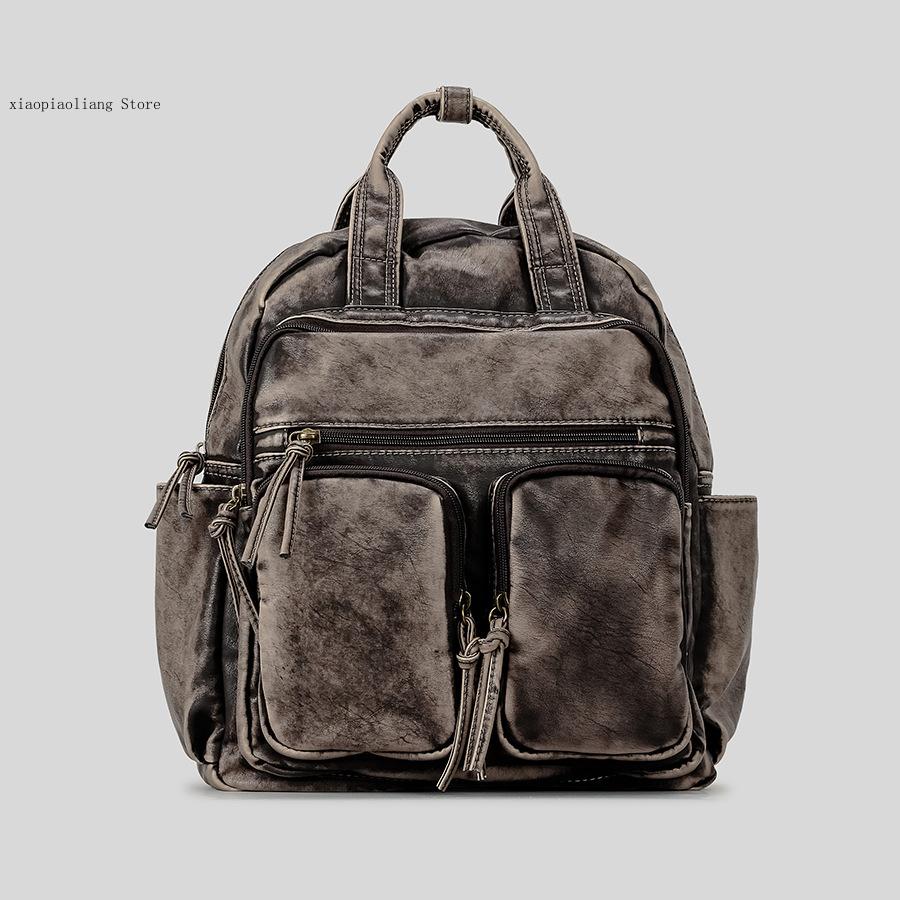 高級ソフトウォッシュPUレザーバックパック、トレンドの女子向 - Luxury Bags Vintage のレビューと価格
