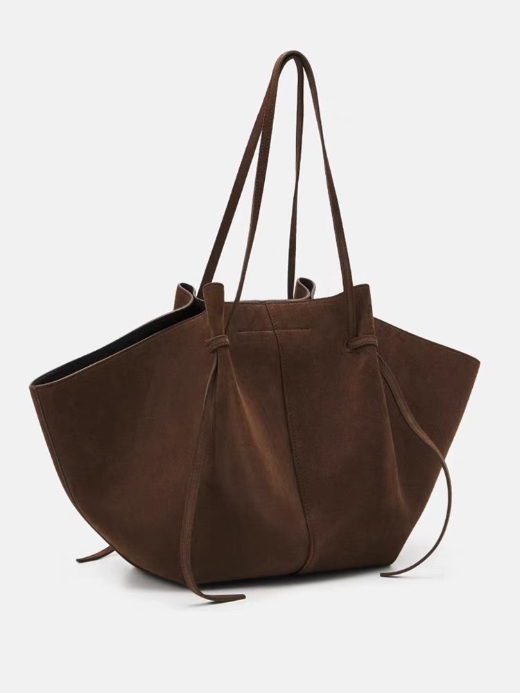 フェイクスエードトートバッグ女性の高級デザイナーハンドバッグ - Luxury Bags Vintage のレビューと価格